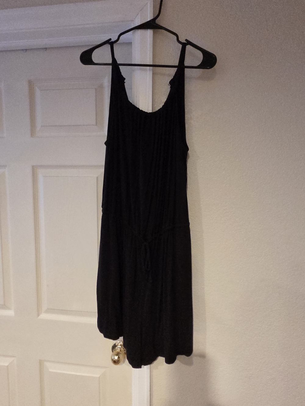 Classic Black Sleeveless Women’s Romper